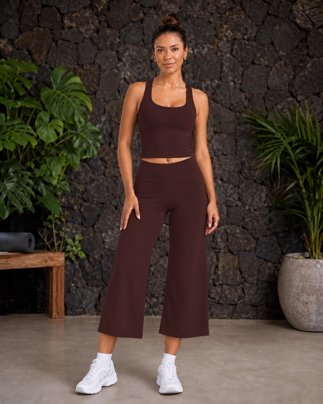 FITLINE Aura 08 — Chocolat — visuel réaliste La Réunion — format 4:5