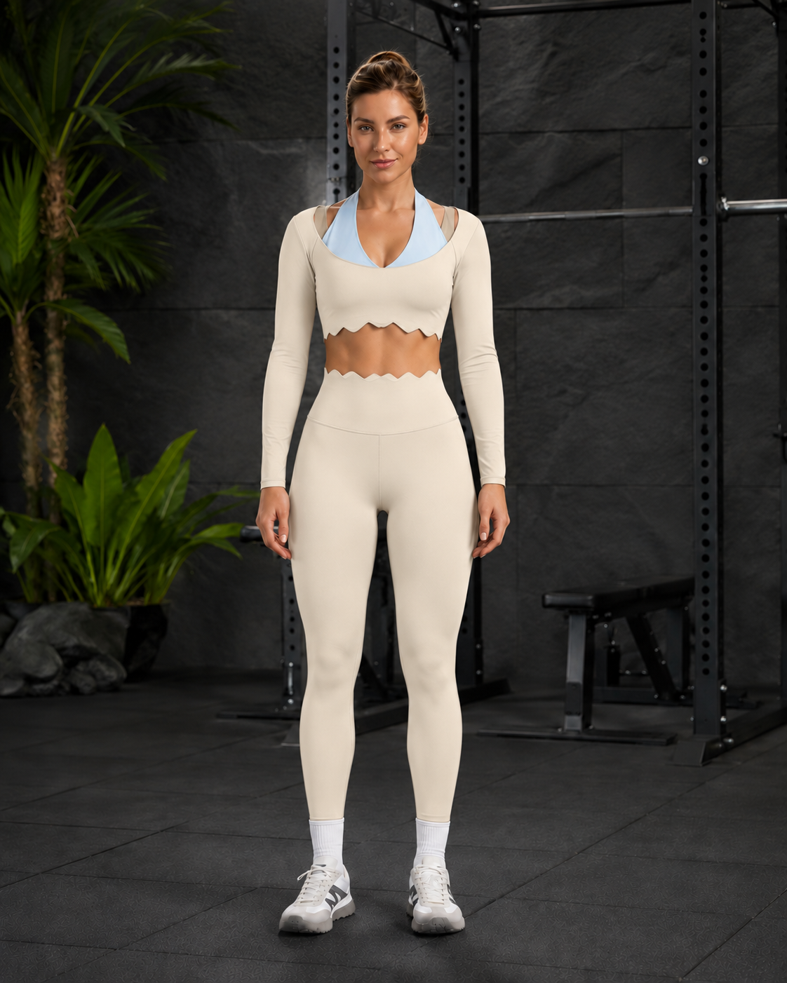 FITLINE Motion 08 — coloris Beige — vue portée réaliste