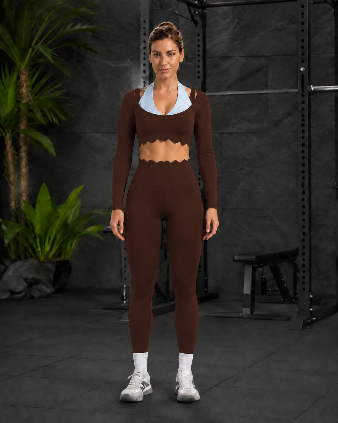 FITLINE Motion 08 — coloris Chocolat — vue portée réaliste