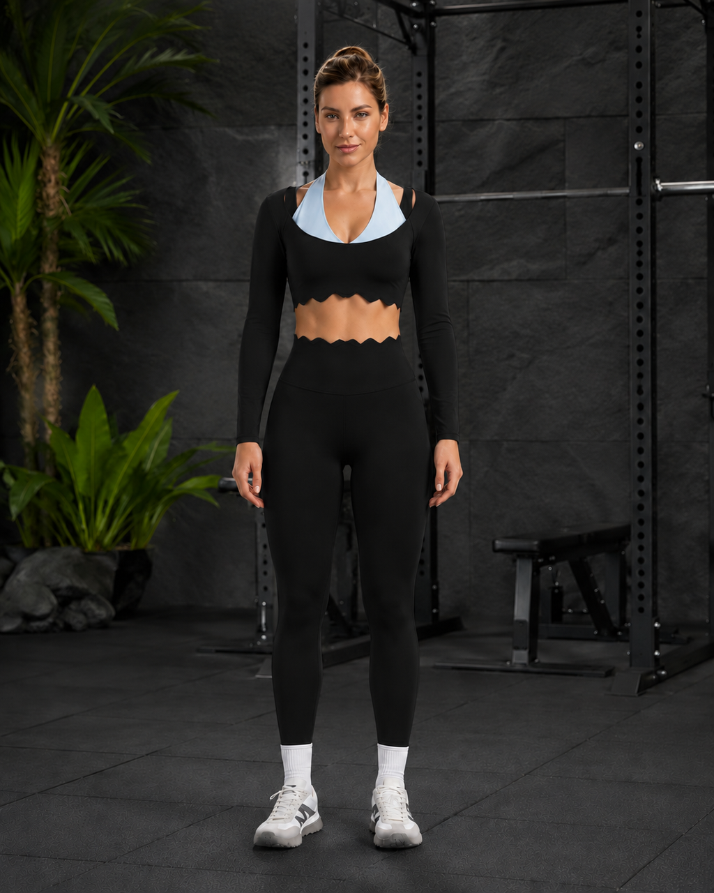 FITLINE Motion 08 — coloris Noir — vue portée réaliste