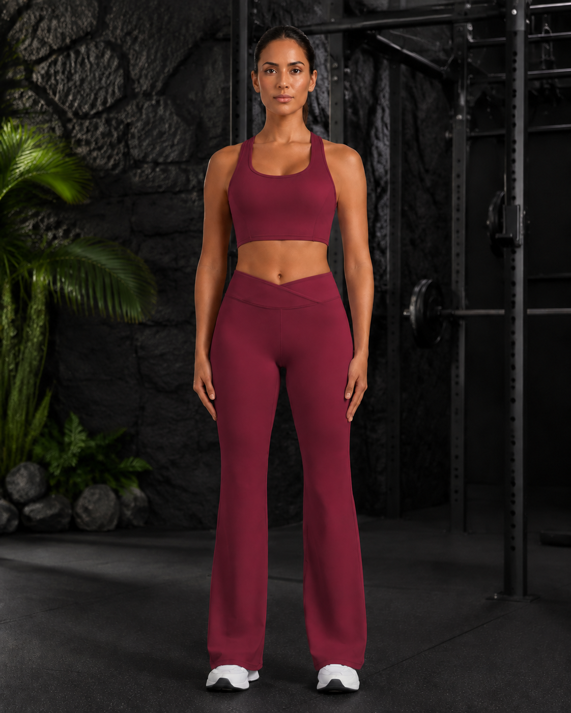 FITLINE Motion 10 — coloris Bordeaux — vue portée réaliste