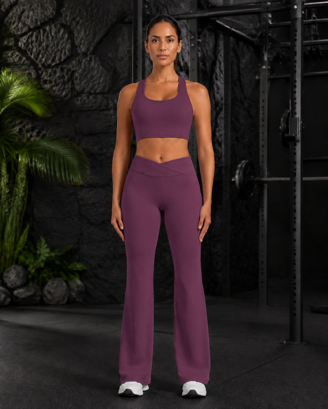 FITLINE Motion 10 — coloris Prune — vue portée réaliste