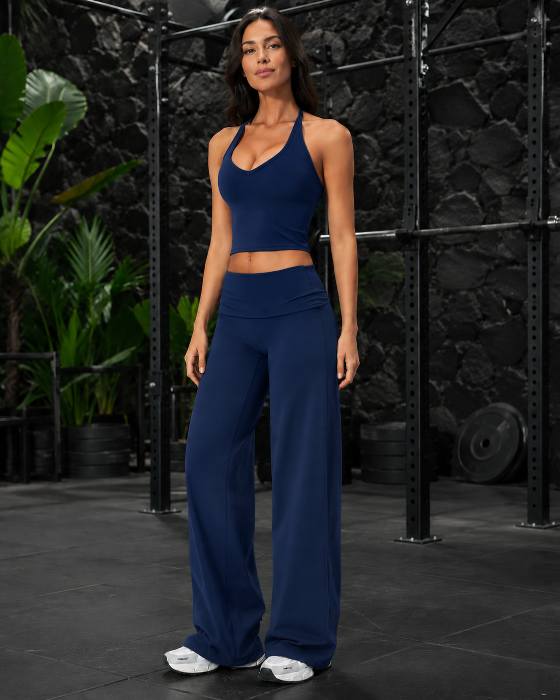 FITLINE Pulse 08 — Bleu marine — tenue fitness femme à La Réunion