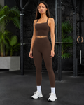 FITLINE Pulse 23 — Chocolat — tenue fitness femme à La Réunion