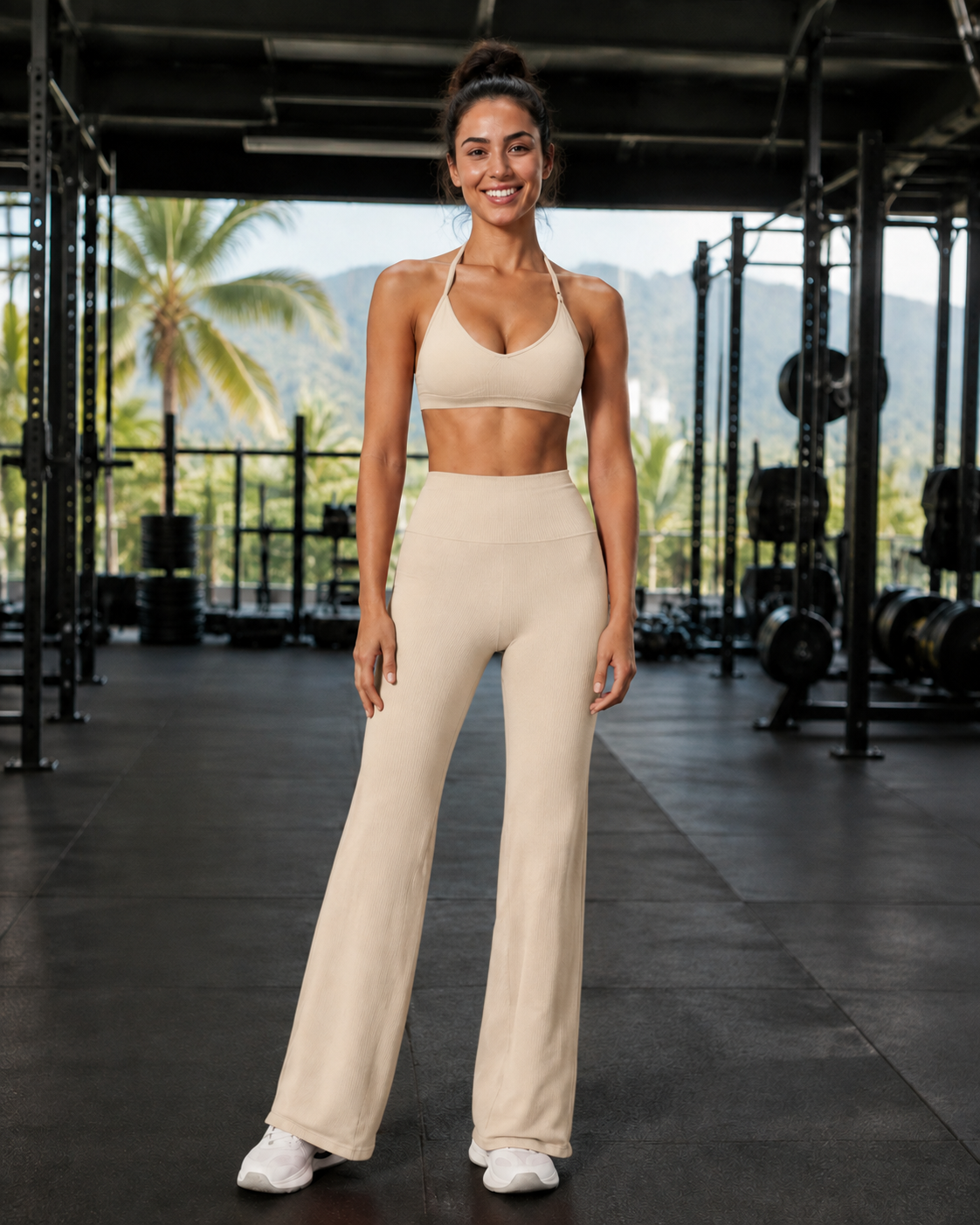 FITLINE Seamless 12 — Beige — modèle humain 4:5