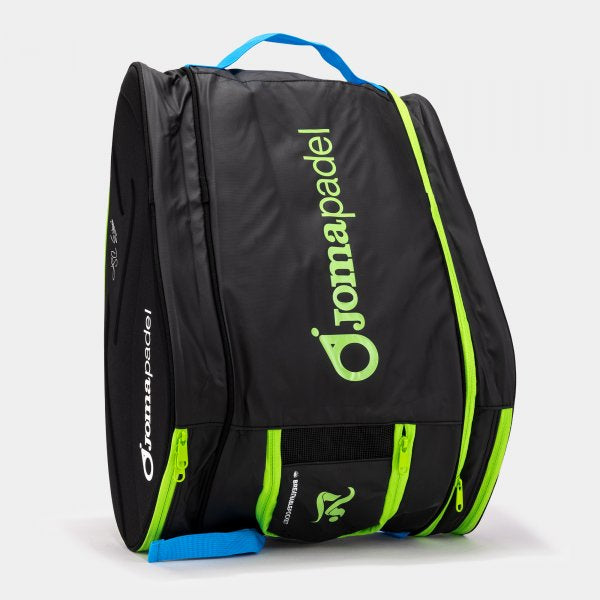 Sac de padel Joma Juanlu Esbri noir vert - vue principale