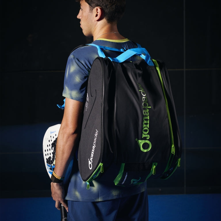 Sac de padel Joma Juanlu Esbri porté au dos