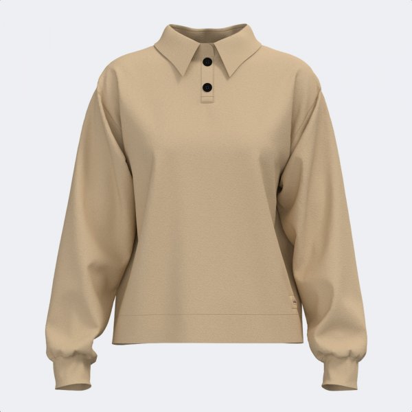 Joma Mimetic — Polo à manches longues femme — beige