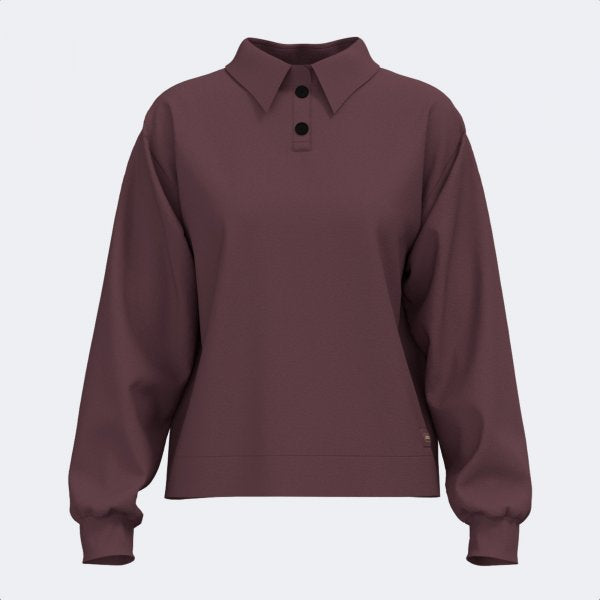 Joma Mimetic — Polo à manches longues femme — violet
