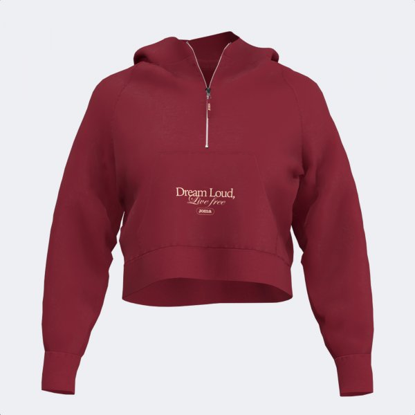 Joma Mimetic — Sweat à capuche femme — lie-de-vin