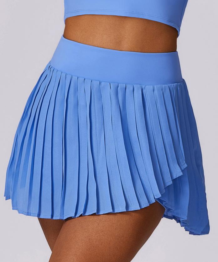 PADEL TECHLINE – Jupe Soft Pleat bleu ciel – vue principale