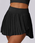 PADEL TECHLINE – Jupe Soft Pleat noire – vue principale