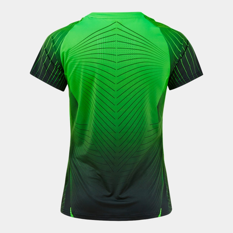 T-shirt Joma Runset Air femme vert fluo — vue 2