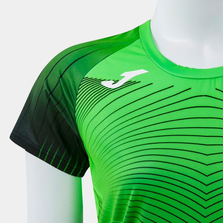 T-shirt Joma Runset Air femme vert fluo — vue 3