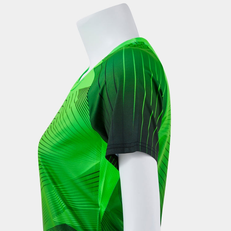 T-shirt Joma Runset Air femme vert fluo — vue 4