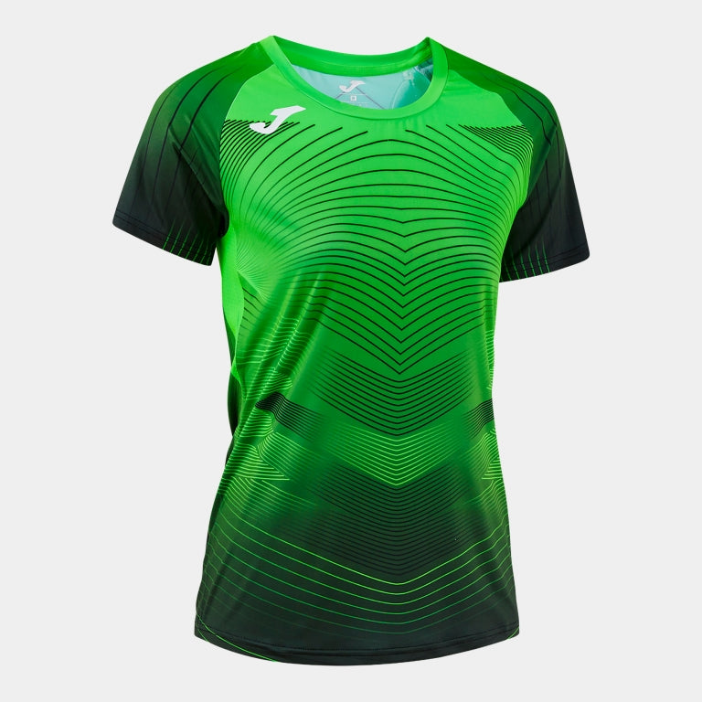 T-shirt Joma Runset Air femme vert fluo — vue 5
