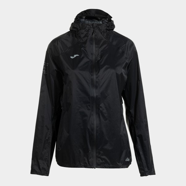 Veste imperméable de trail femme Joma Trail London noir